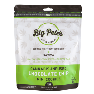 Alternative view of Big Pete's - 100mg 10pk Cookies - Chocolate Chip Sativa