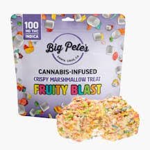Alternative view of Big Pete's - 100mg - Fruity Blast Crispy Marshmallow Treat