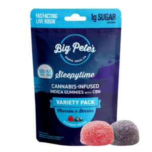 Alternative view of Big Pete's - 2:1 THC:CBN Sleepytime Gummies - Cherries & Berries